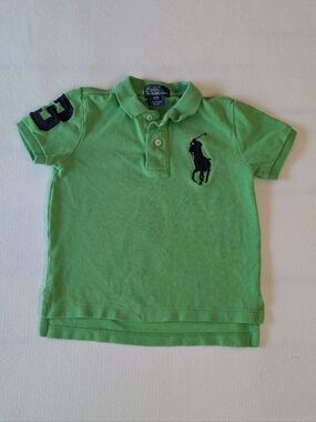 Polo Ralph Lauren Green Big Pony Polo 3T